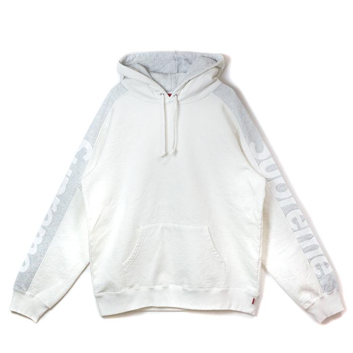 supreme sideline hooded sweatshirt 白-