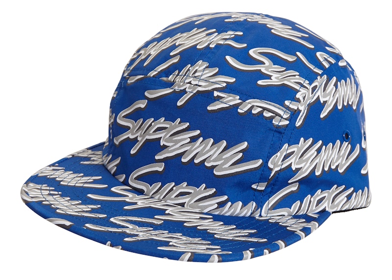 Supreme Signature Script Logo Camp Cap Royal 男士- SS19 - TW