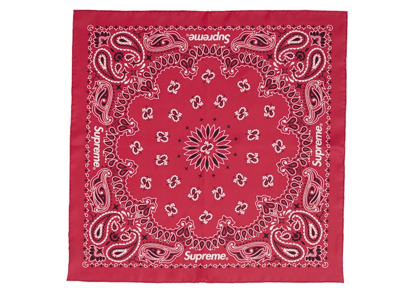 お気にいる Supreme Silk US - SS25 - Red Bandana 小物