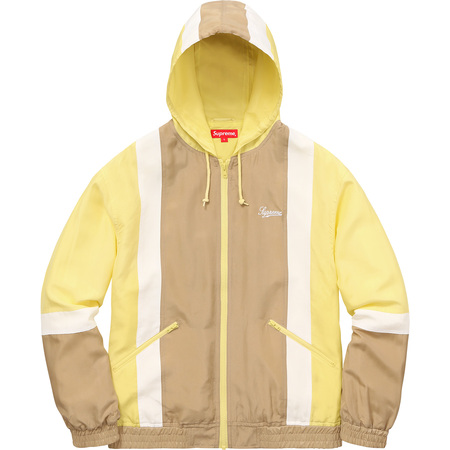 Supreme Silk Hooded Jacket Yellow