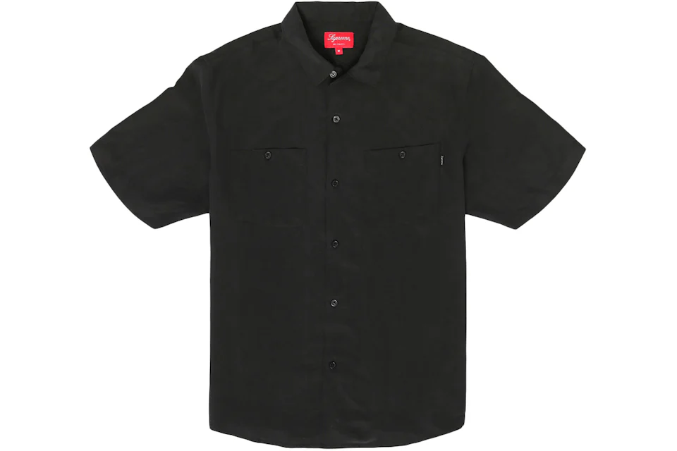 Supreme Silk S/S Work Shirt Black