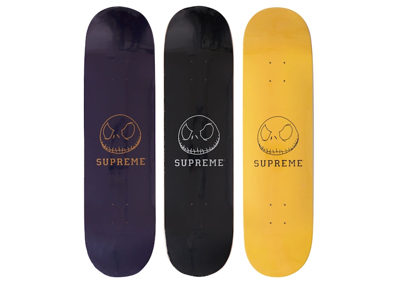 Supreme Skeleton Skateboard Deck Set Multicolor