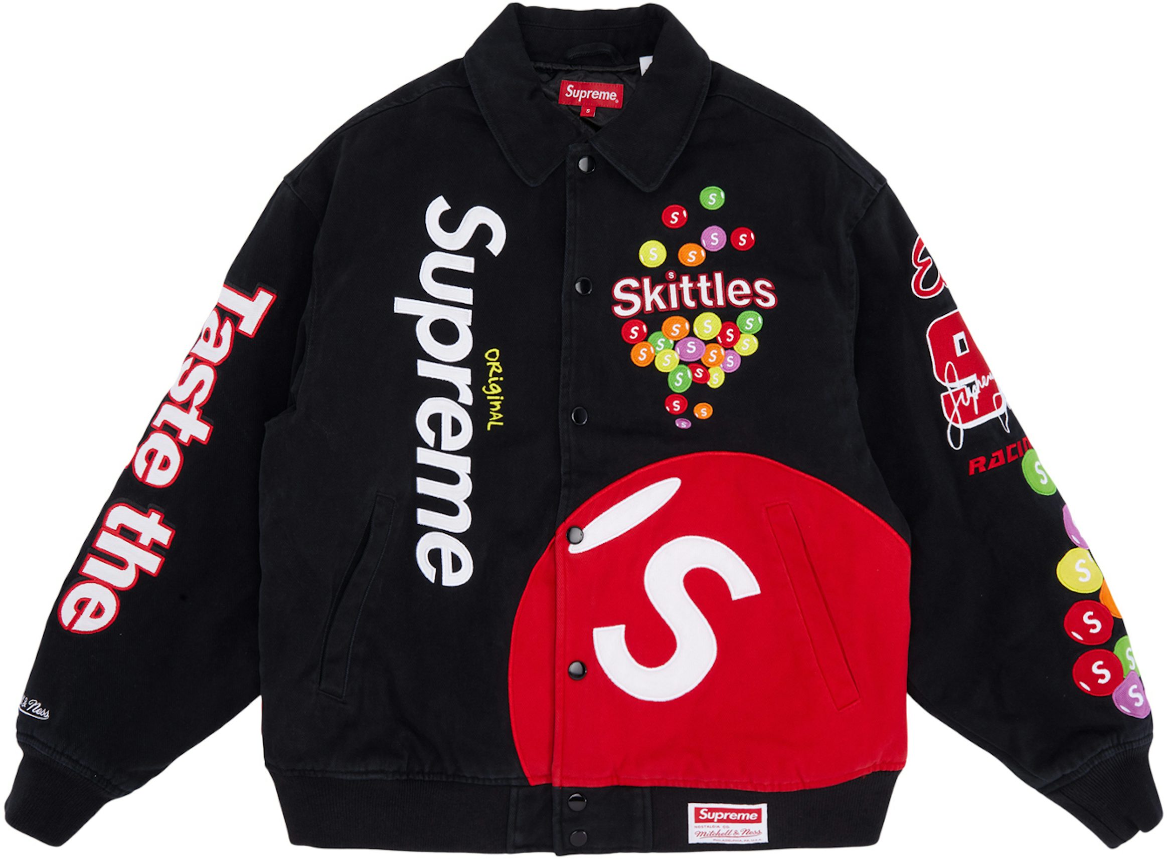 Supreme Louis Vuitton With Mickey Mouse Varsity Jacket Coat