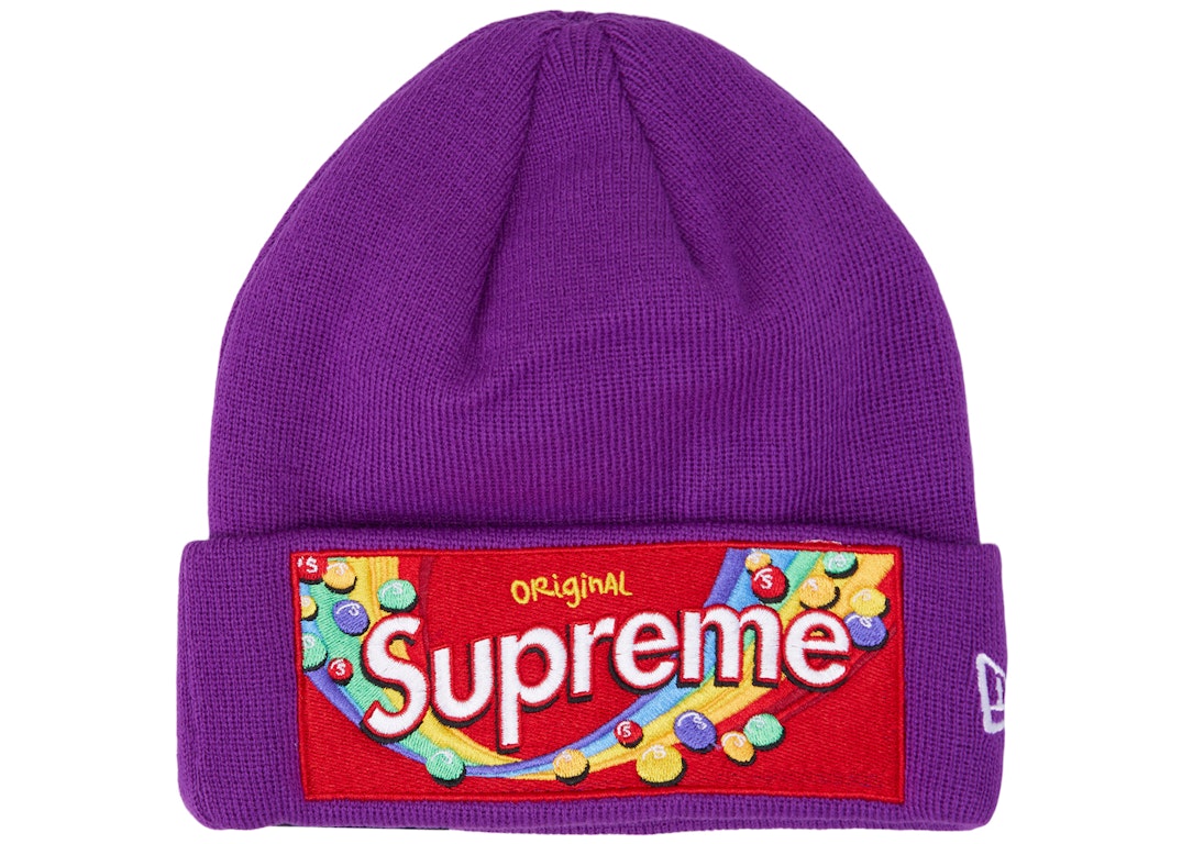 Pre-owned Supreme Skittles New Era Beanie Purple