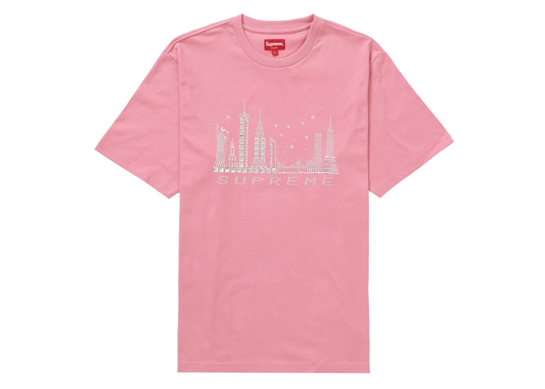 Pre-owned Supreme Skyline S/s Top Pink