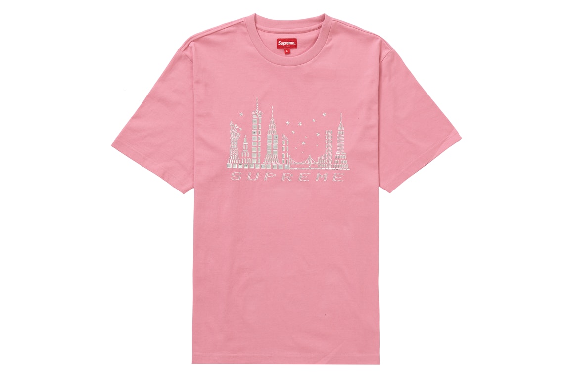 Pre-owned Supreme Skyline S/s Top Pink