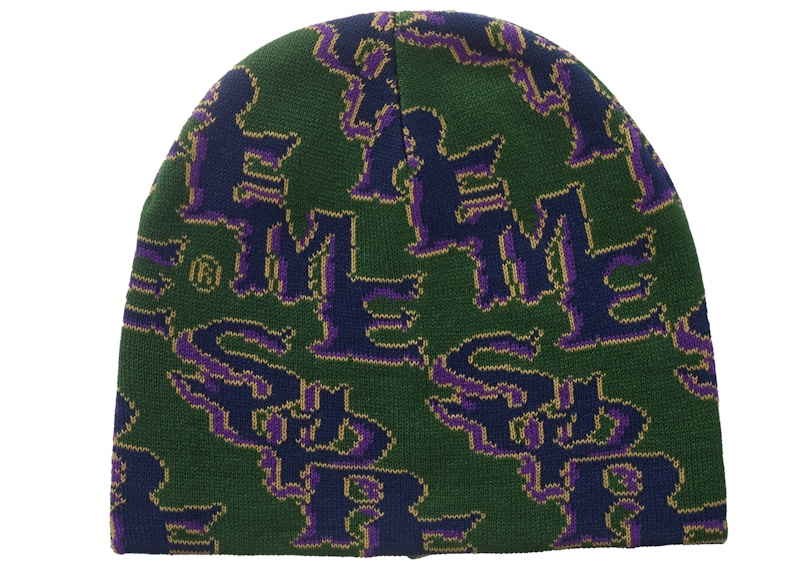 supreme Slanted Gothic Outline Beanie 新品 Supreme Slanted Gothic Outline Beanie Green - SS26 - US