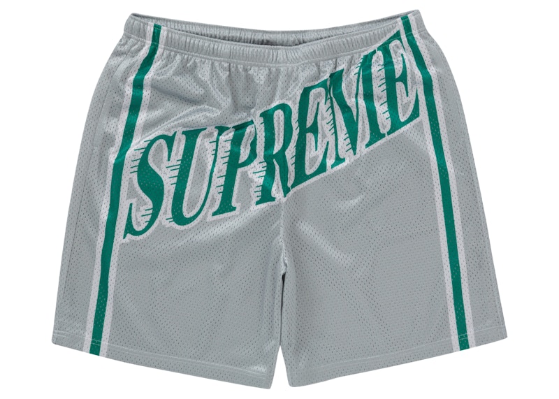 supreme slap shot baggy mesh short