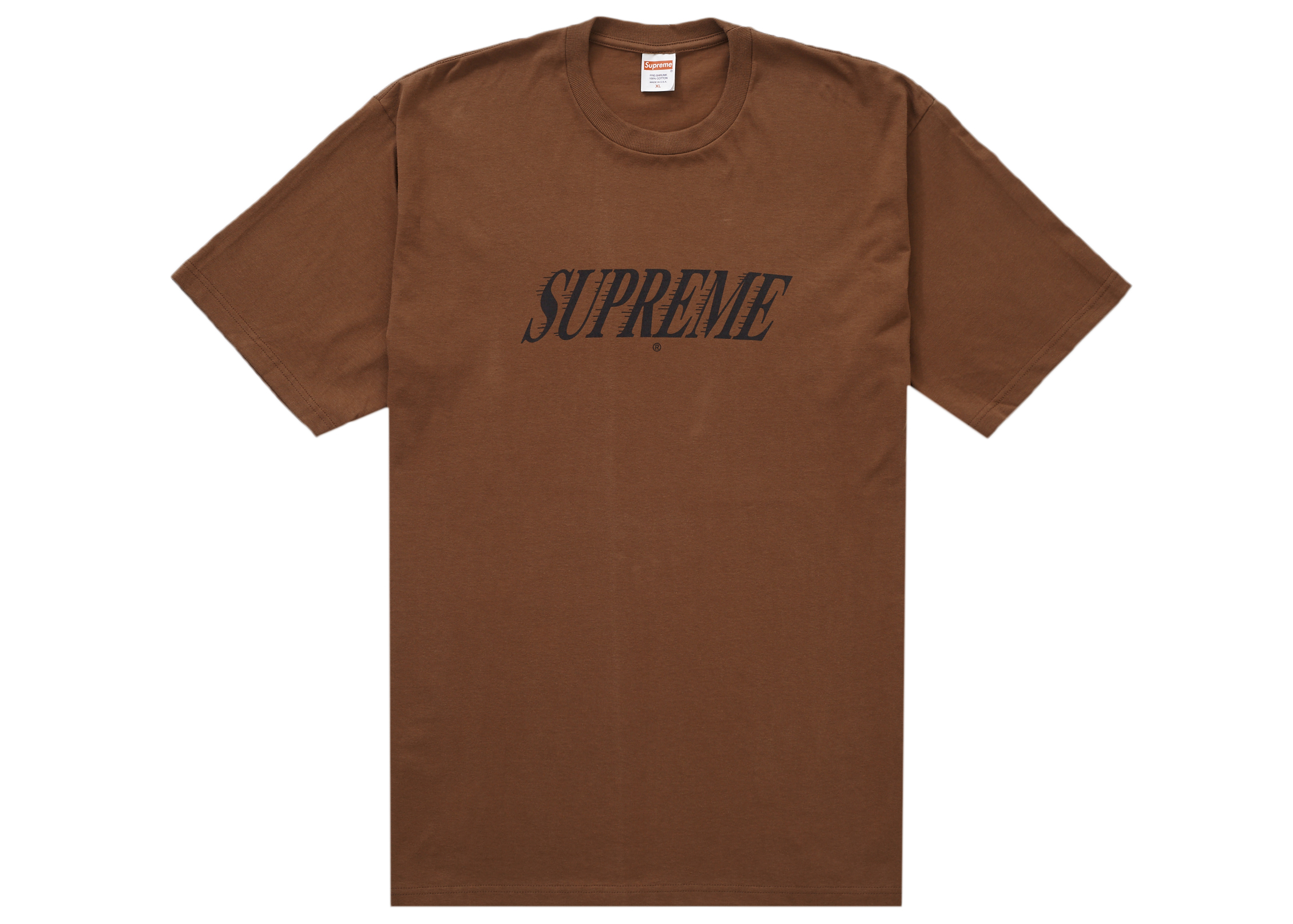 Supreme Slap Shot Tee Brown メンズ - FW22 - JP