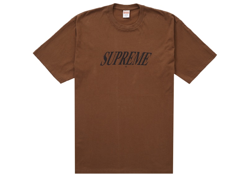 Supreme Slap Shot Tee Brown