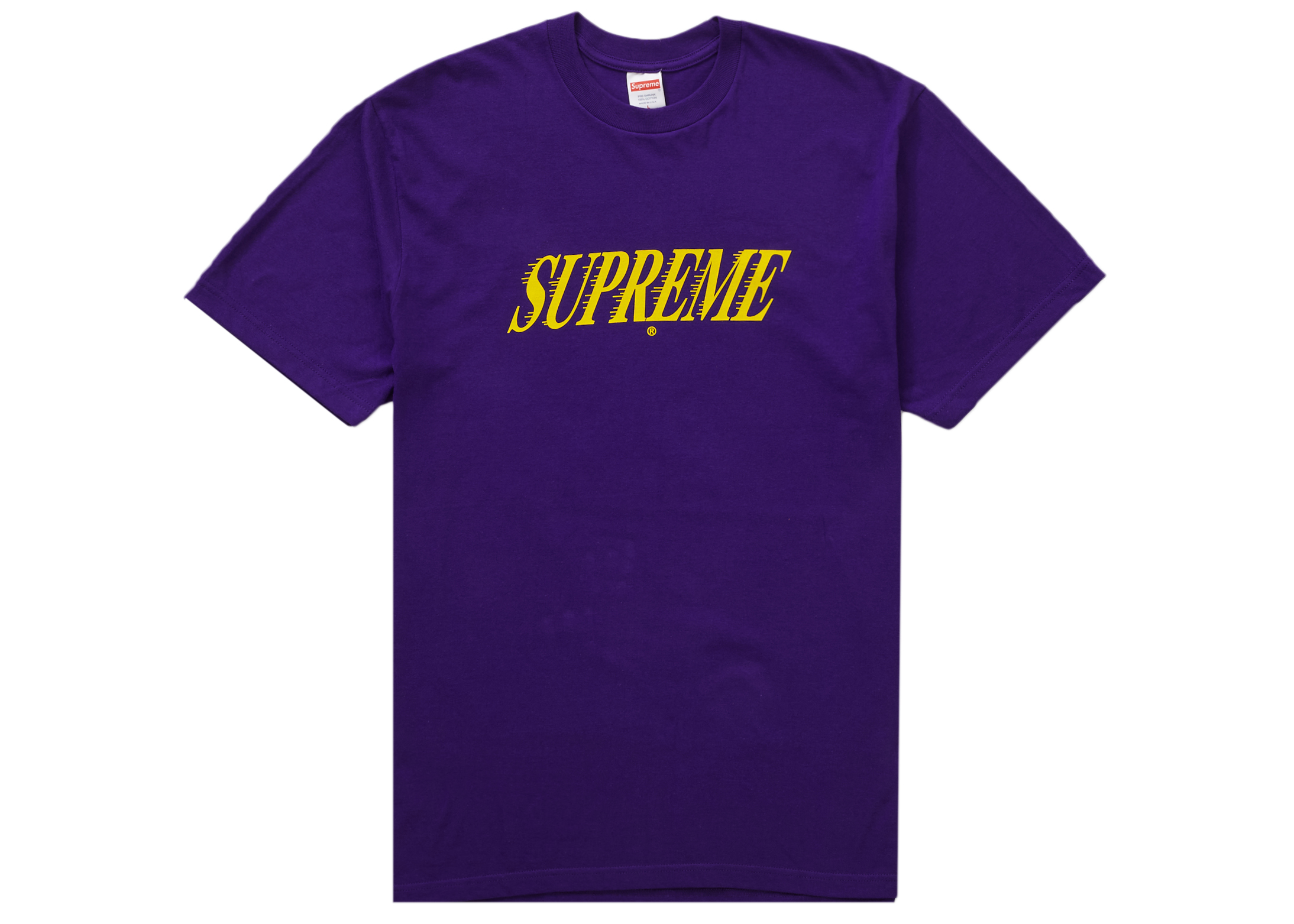 Supreme Slap Shot Tee Purple Men's - FW22 - US