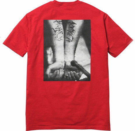 Supreme Slayer Cutter Tee Red Men's - FW16 - US