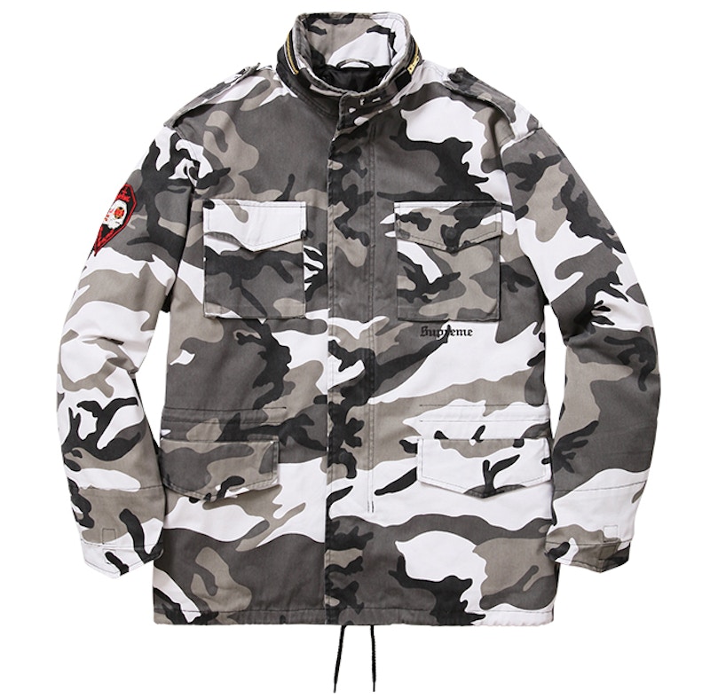 Supreme Slayer Eagle M Jacket Snow Camo Men's   FW   US