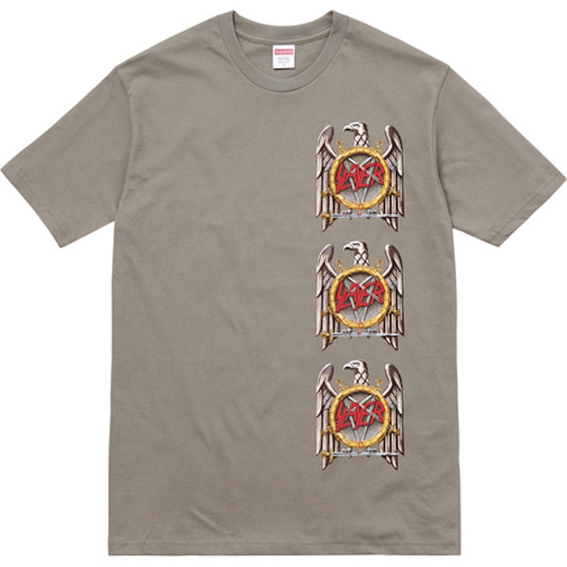 Supreme Slayer Eagle Tee Stone Men's - FW16 - US