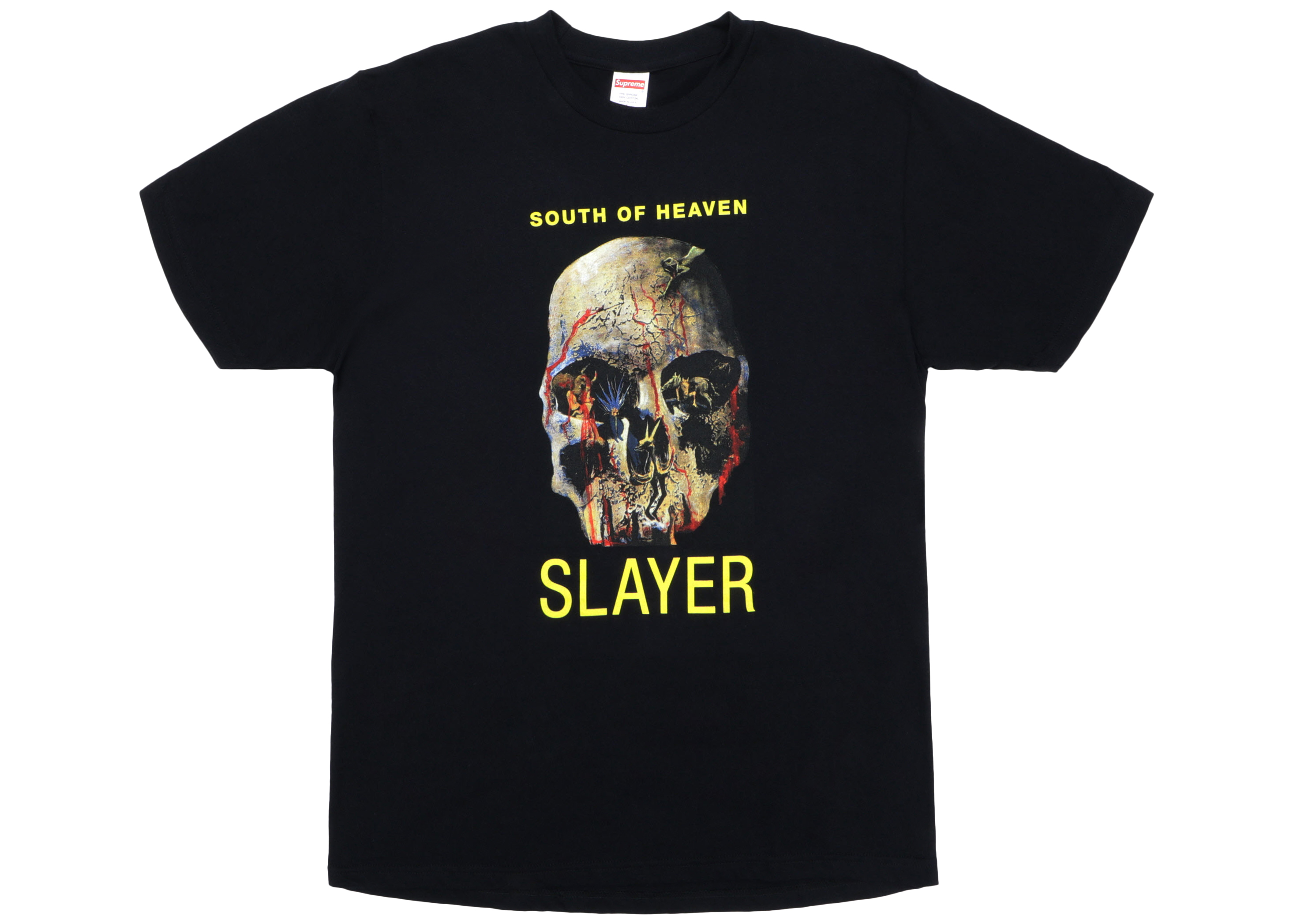Supreme Slayer South of Heaven Tee Black Men's - FW16 - US