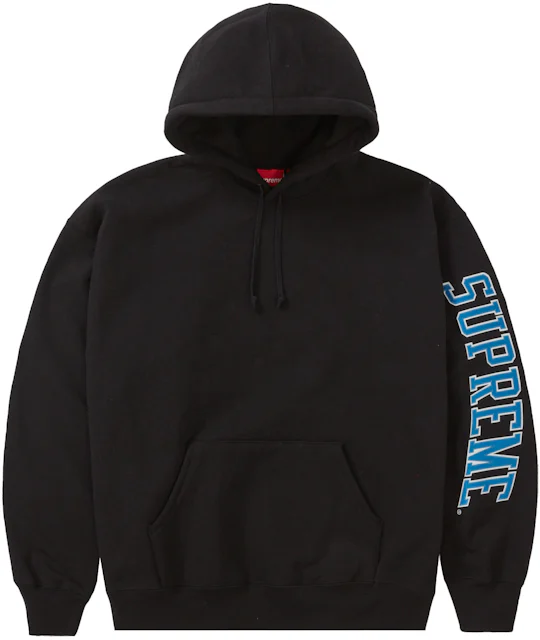 Supreme Sleeve Arc Hooded Sweatshirt (FW23) Black Men's - FW23 - US