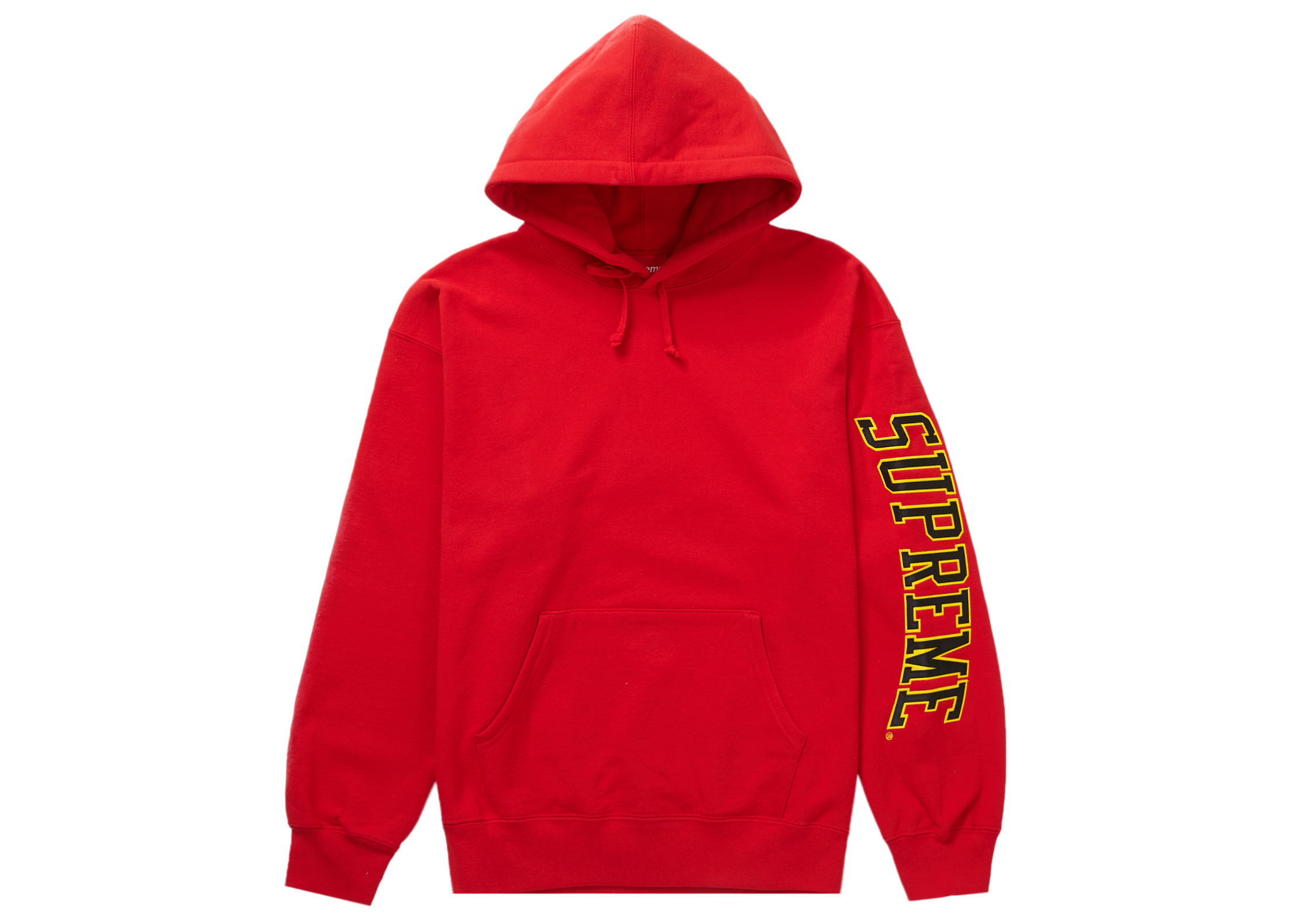 Supreme Sleeve Arc Hooded Sweatshirt (FW23) Red Men's - FW23 - US