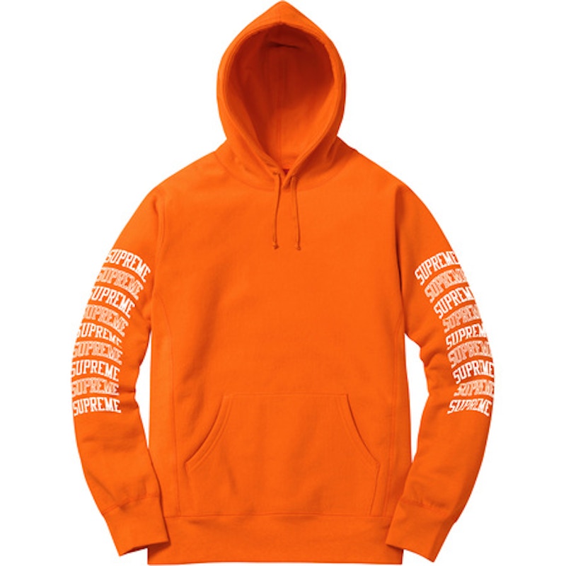 supreme sleeve arc hoodie