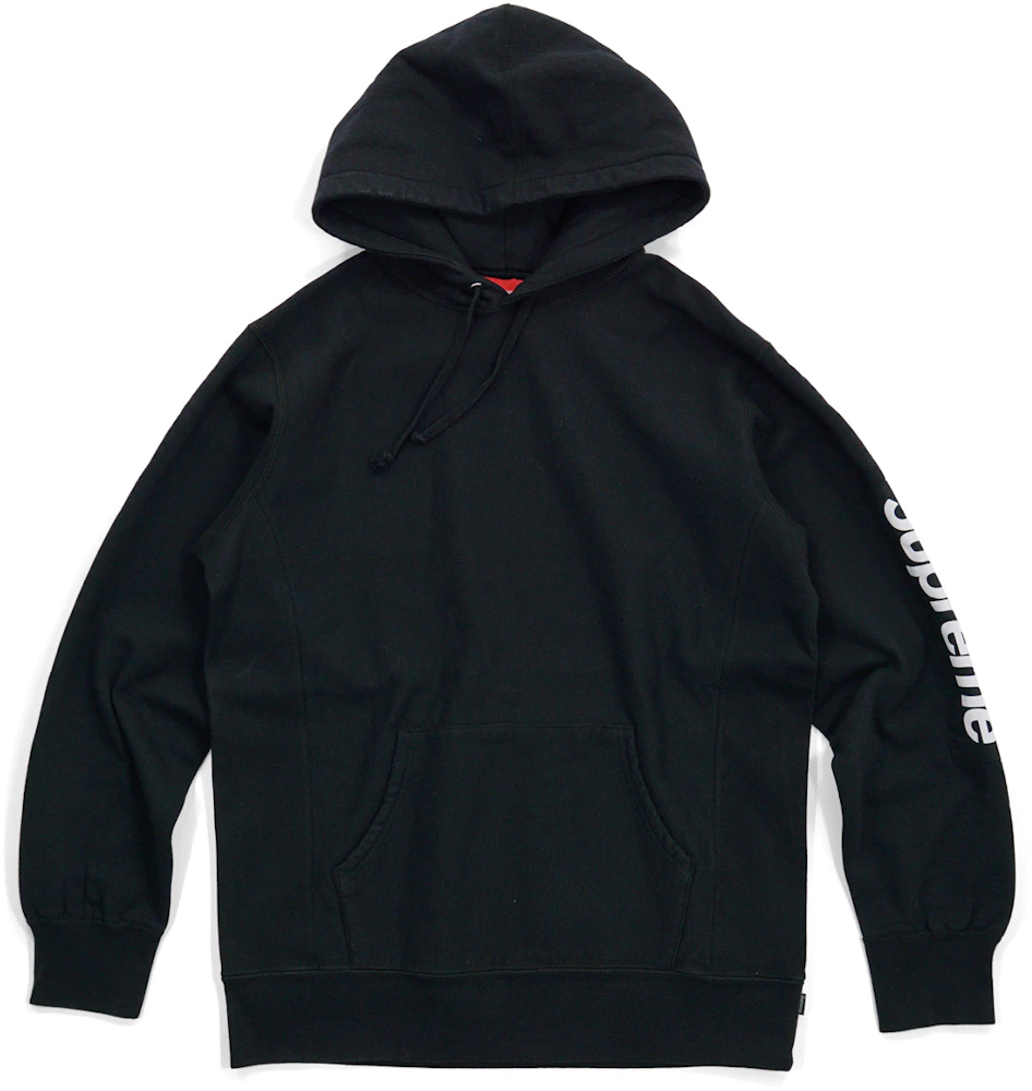 Supreme Black Hoodie  Black Pullover Hoodie - Jackets Janction