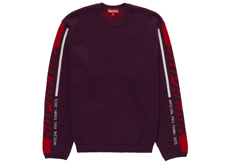 Supreme sleeve stripe sweater on sale