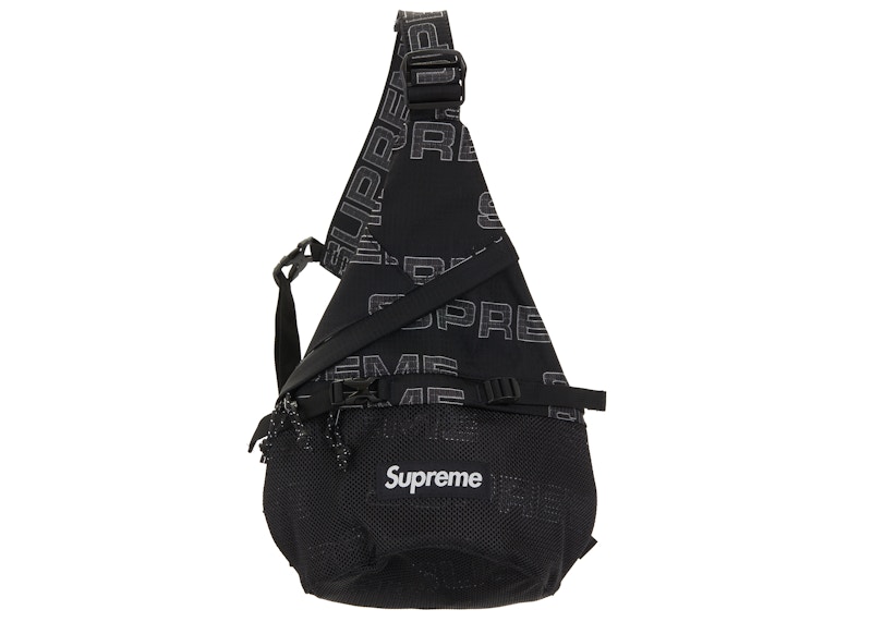 supreme sling bag 黒