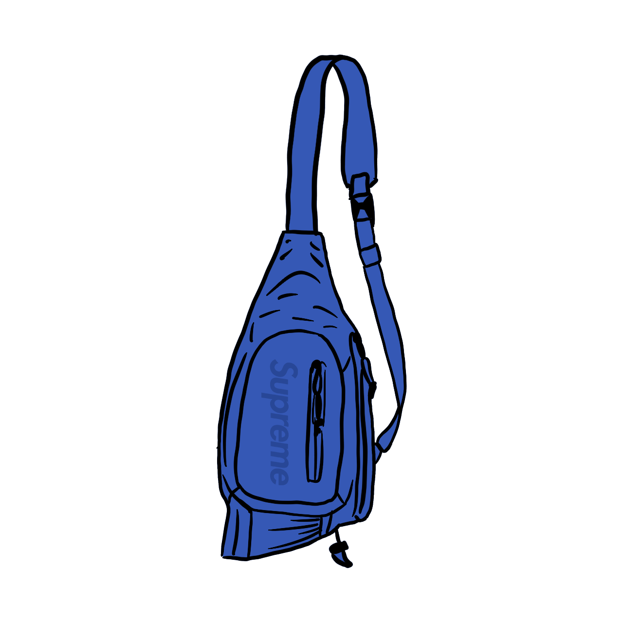 大得価高品質Supreme Sling Bag 21SS シュプリーム ショルダーバッグ BLUE Royal ブルー ロイヤル Shoulder Bag ショルダーバッグ