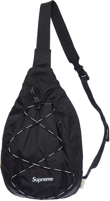 Black Printed Sling bag
