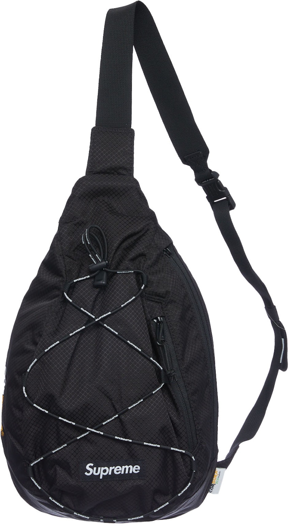 Mini Shield Sling Bag in Black - Women