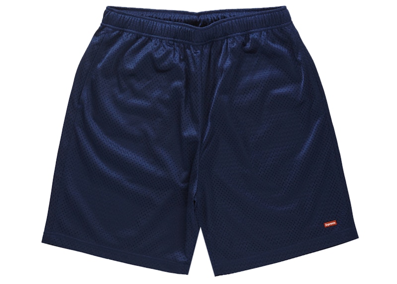 Supreme Small Box Baggy Mesh Short Navy Men's - SS23 - US