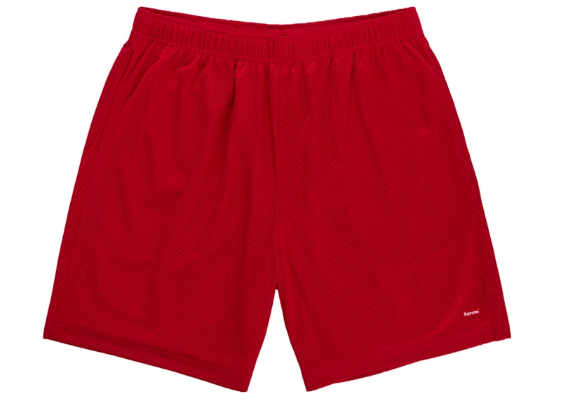 Supreme Small Box Baggy Mesh Short (SS26) Red