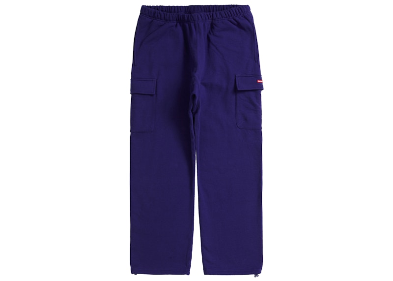 Supreme Small Box Cargo Sweatpant Dark Royal - FW21 Men's - US