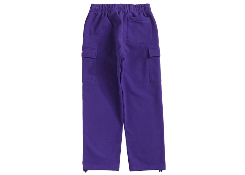 Supreme Small Box Cargo Sweatpant (FW22) Purple Men's - FW22 - US