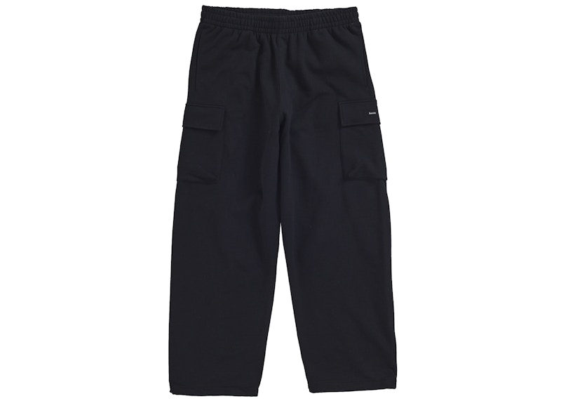 Pre-owned Supreme Men's  Small Box Cargo Sweatpant (fw25) In Black