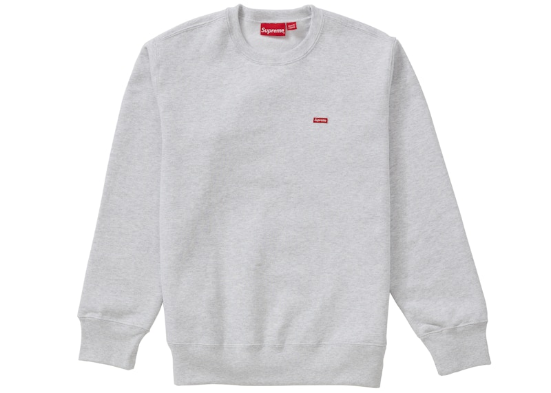 Supreme Box Logo Crewneck Ash Grey Small | www.trevires.be