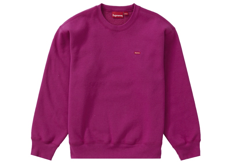 Supreme Small Box Crewneck (FW22) Raspberry