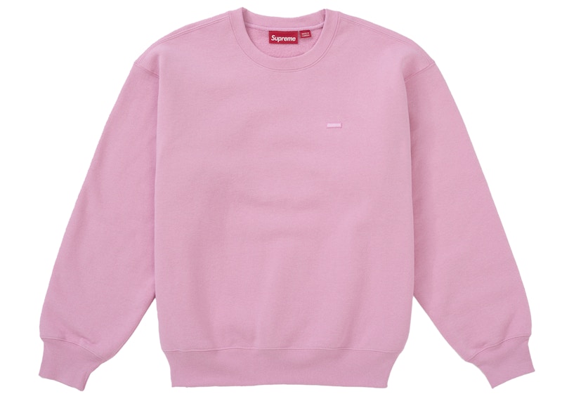 Supreme Small Box Crewneck (FW25) Pink Men's - FW25 - US
