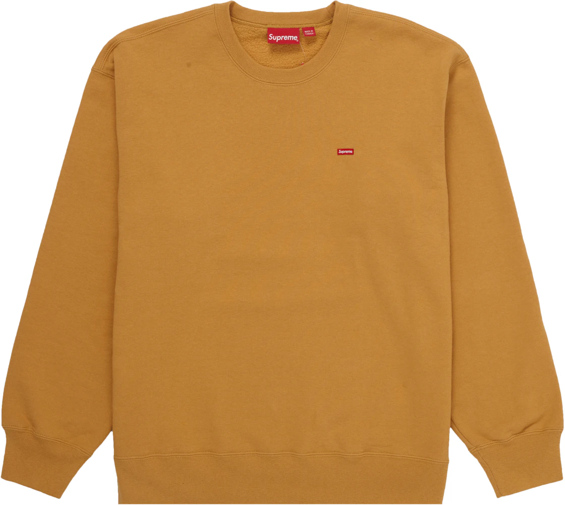 Supreme Box Logo Hooded Sweatshirt (FW21) Light Mustard - CROPZ