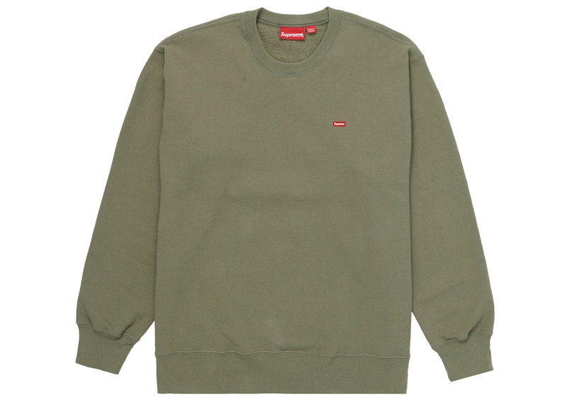 Supreme Small Box Crewneck Olive