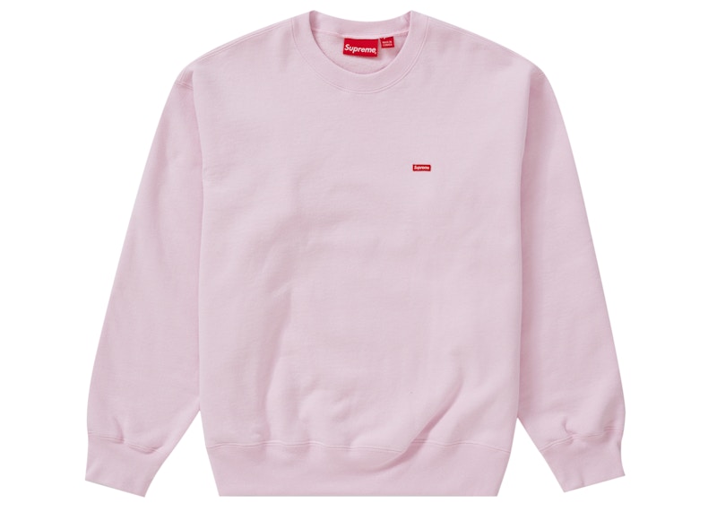 Supreme Small Box Crewneck Light Pink Men's - SS23 - US