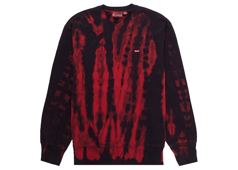 Supreme Small Box Crewneck (FW21) Red Tie Dye Men's - FW21 - GB