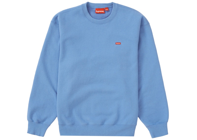 supreme Box Logo Crewneck Blue Small