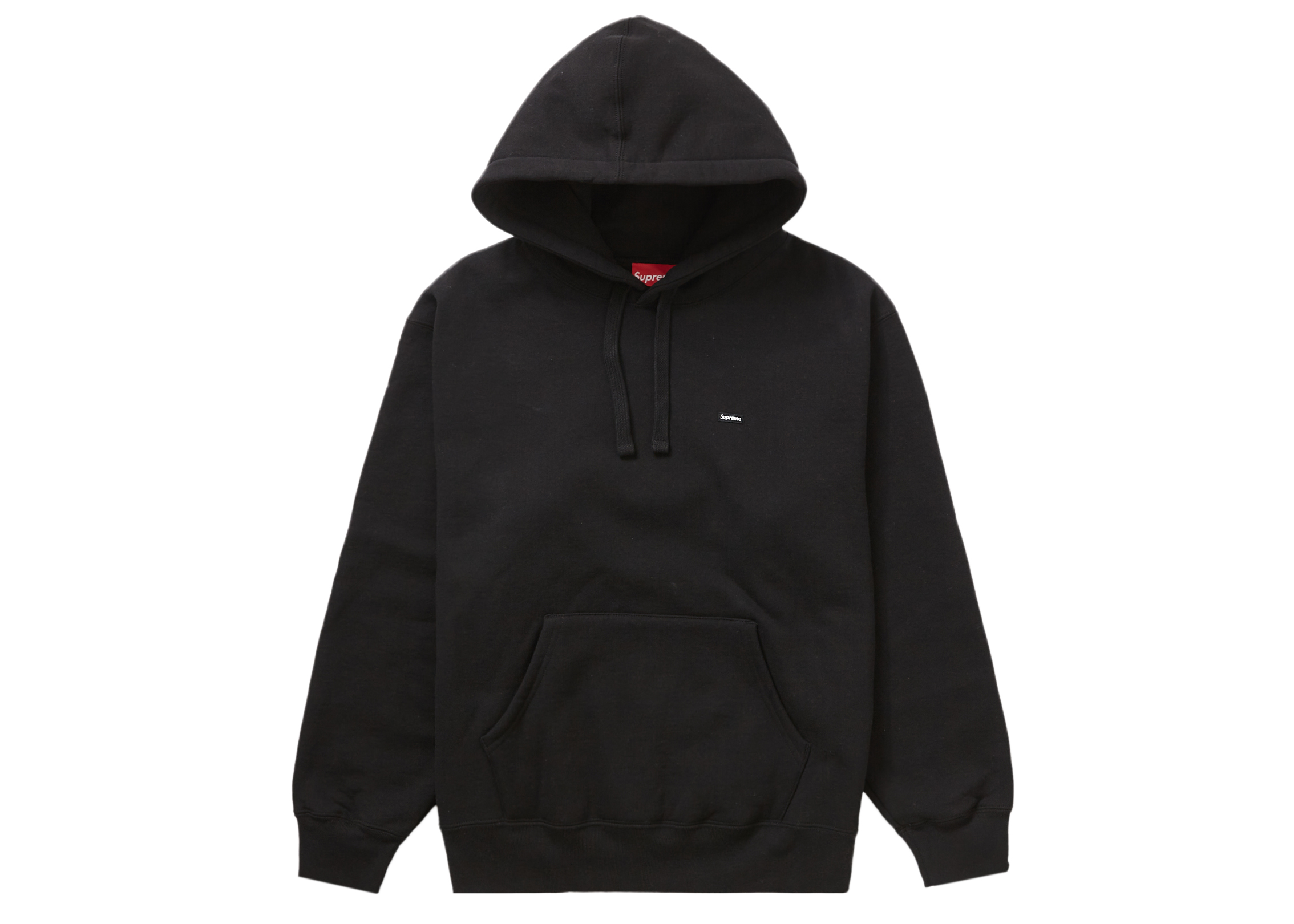Supreme Small Box Drawcord Hooded Sweatshirt Black