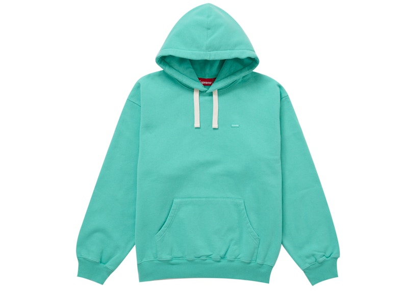 Supreme Small Box Drawcord Hooded Sweatshirt (SS26) Light Green