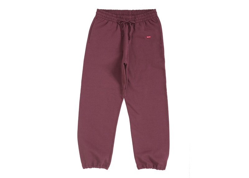 Pre-owned Supreme Men's Small Box Drawcord Sweatpant (fw24) In Plum