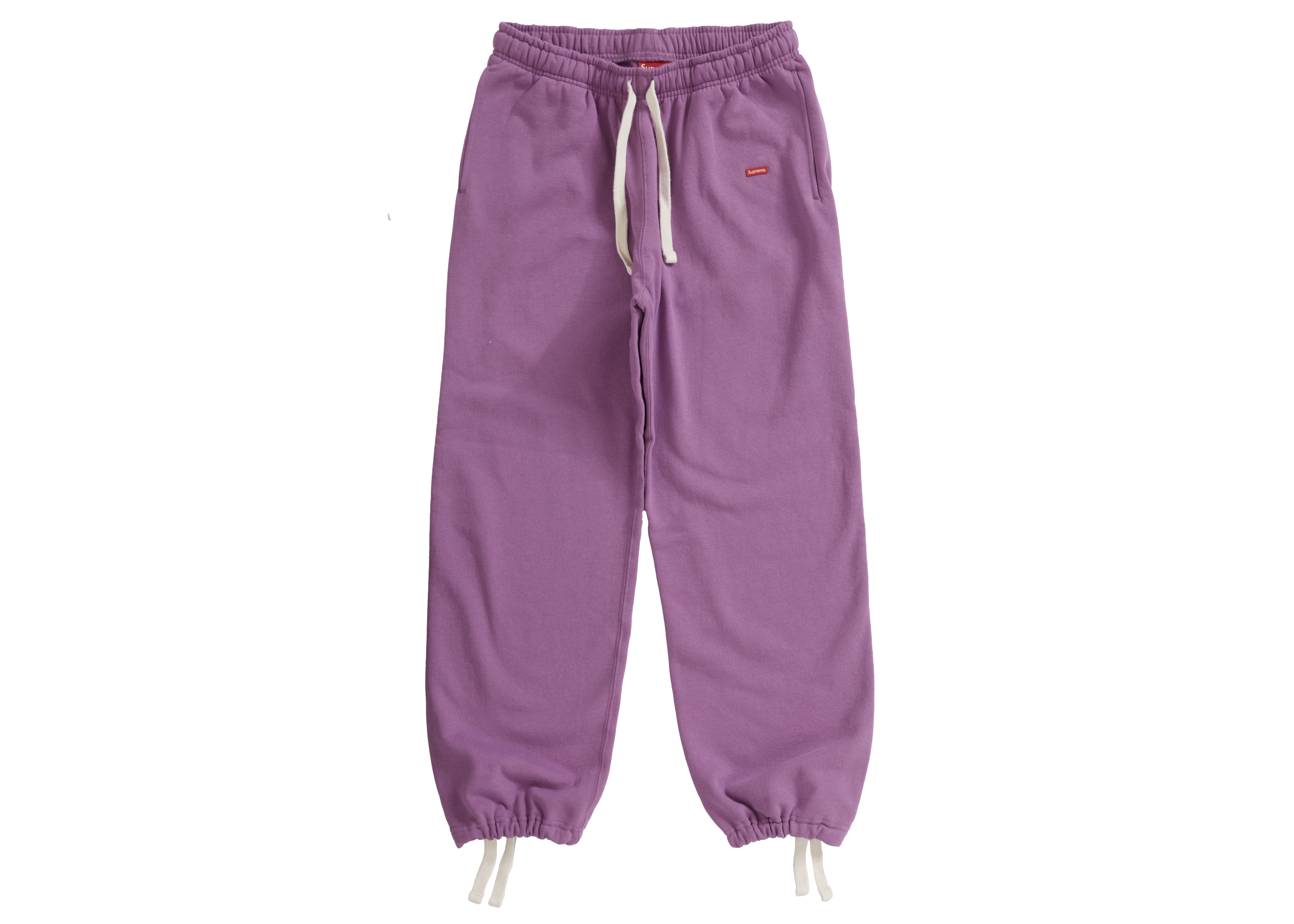 Supreme Small Box Drawcord Sweatpant Purple Men's - FW23 - US