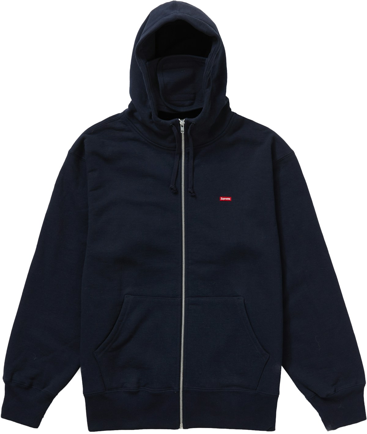 Supreme small box logo zip up hooded sweatshirt Clearance