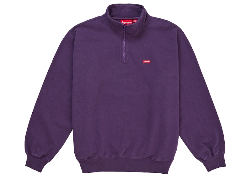 Supreme Small Box Half Zip Pullover (SS26) Purple メンズ - SS26 - JP