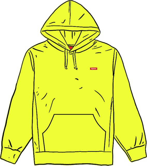 Supreme Small Box Hooded Sweatshirt Bright Yellow メンズ - SS21 - JP