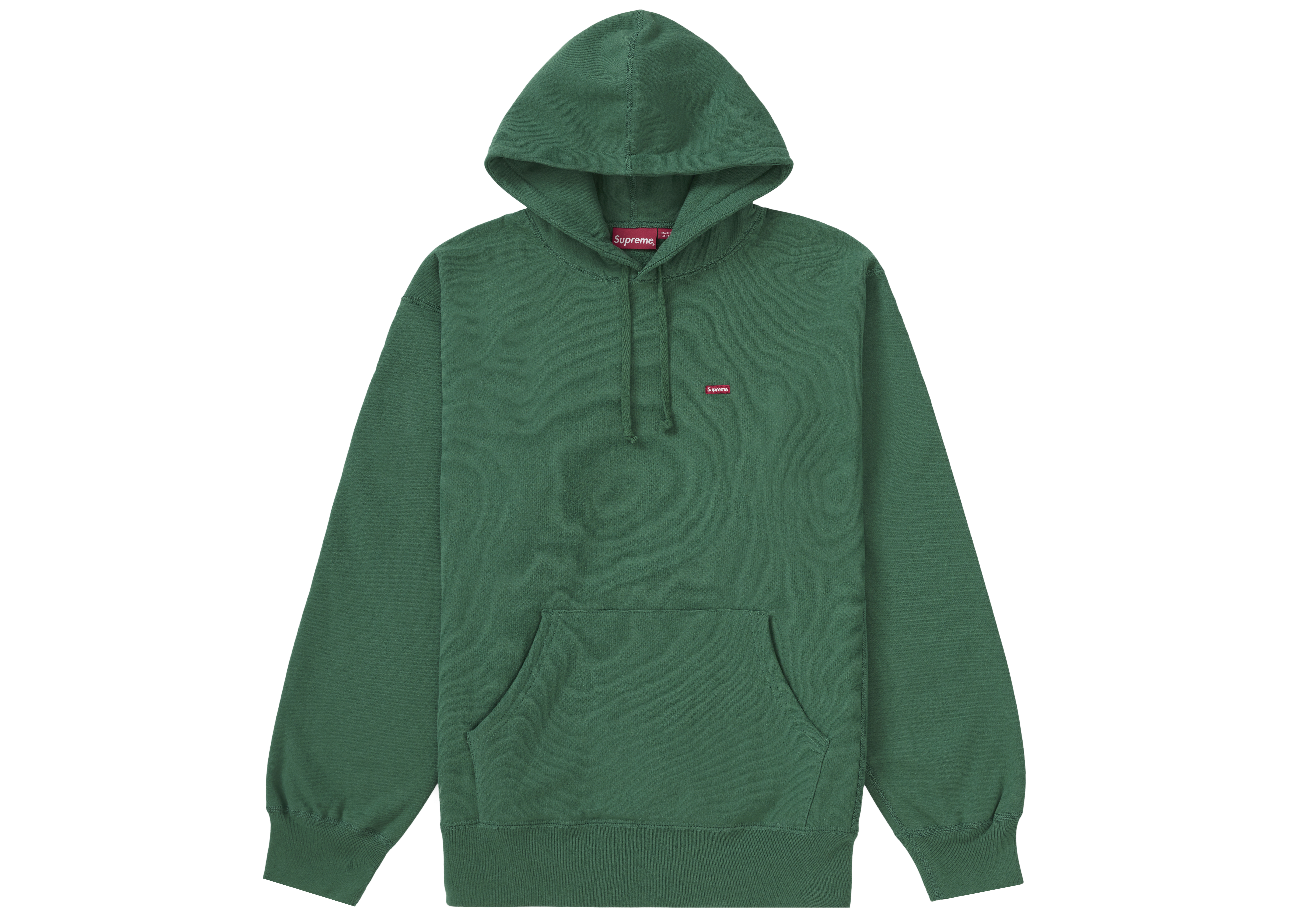 Supreme Small Box Hooded Sweatshirt (FW21) Light Pine