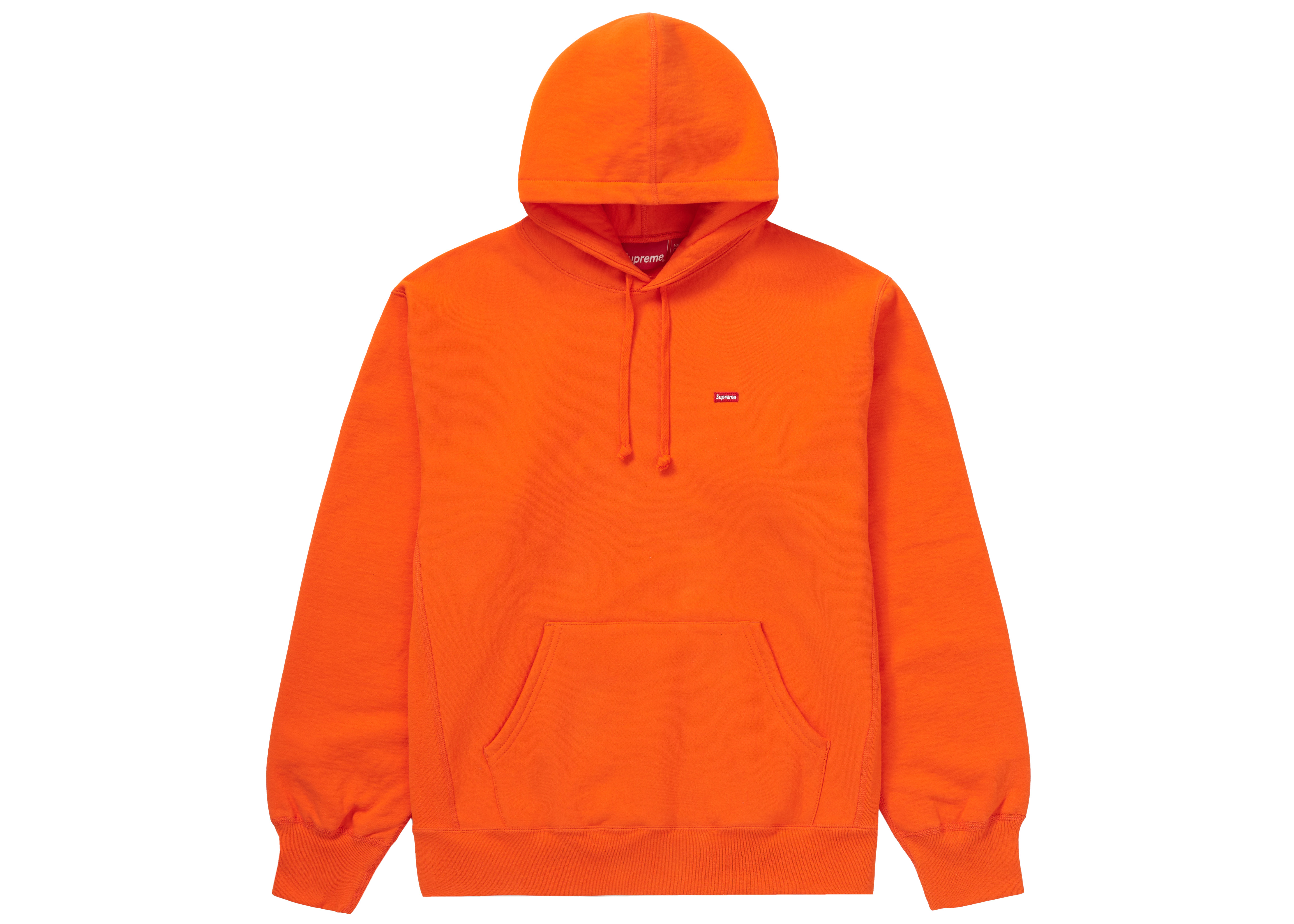 Supreme Small Box Hooded Sweatshirt (FW21) Orange